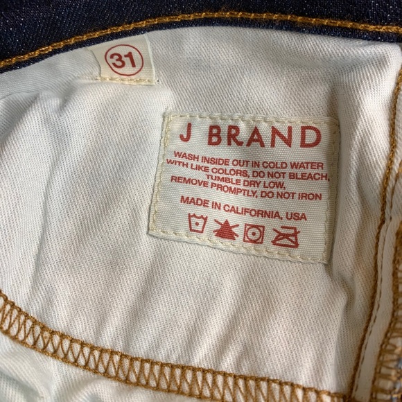 J Brand The Pencil Slim Stretch Dark Wash - Picture 11 of 15